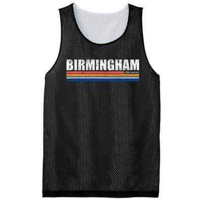 Birmingham Michigan Retro Mesh Reversible Basketball Jersey Tank