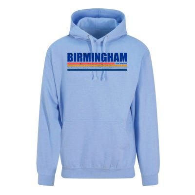 Birmingham Michigan Retro Unisex Surf Hoodie