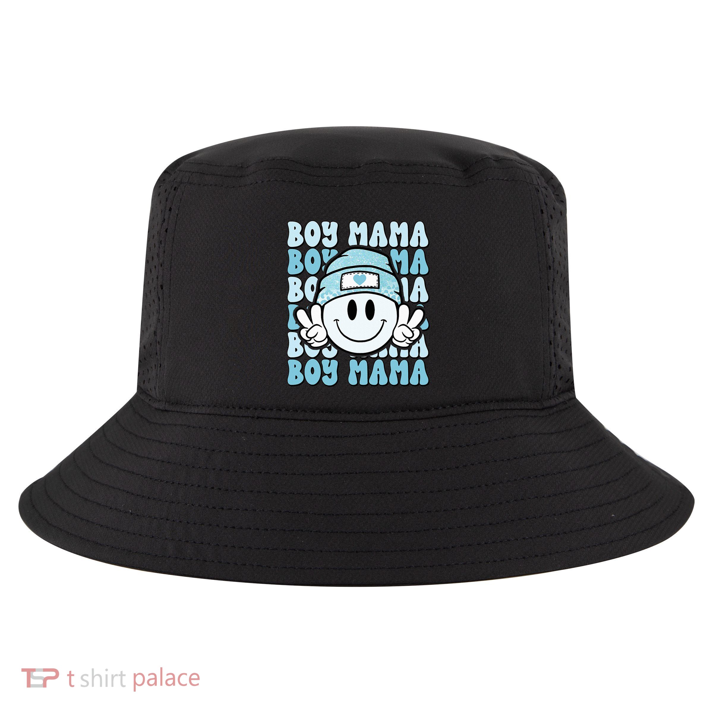 Boy Mama Retro Gift For Mother Mom Of Sons Cool Comfort Performance Bucket Hat