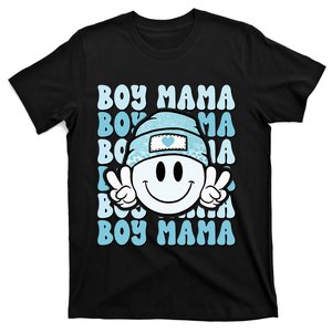 Boy Mama Retro Gift For Mother Mom Of Sons T-Shirt