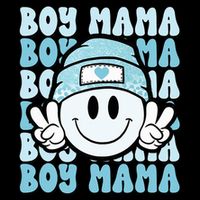 Boy Mama Retro Gift For Mother Mom Of Sons Impact Tech Backpack