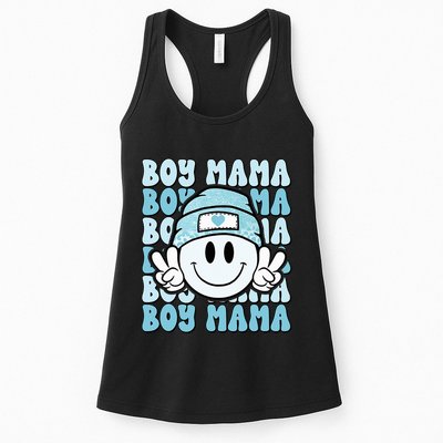 Boy Mama Retro Gift For Mother Mom Of Sons Womens Tank Top
