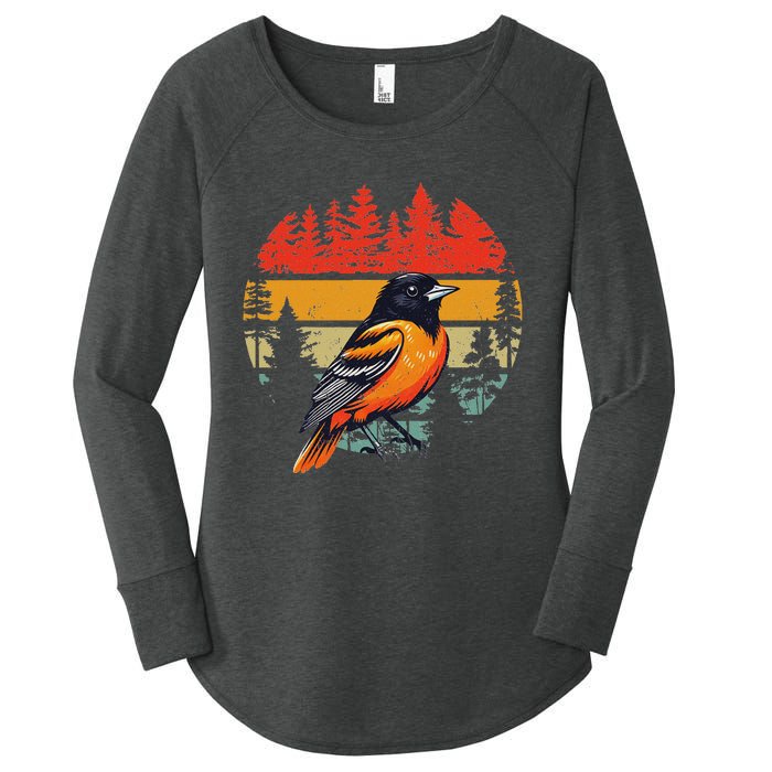 Baltimore Maryland Retro Vintage Women's Perfect Tri Tunic Long Sleeve Shirt