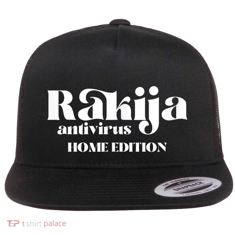 Balkan Memes Rakija Antivirus Home Edition Flatbill Hat