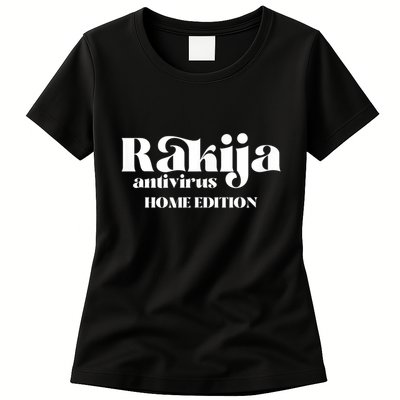 Balkan Memes Rakija Antivirus Home Edition Womens T-Shirt