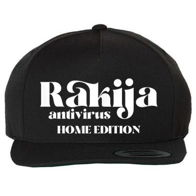 Balkan Memes Rakija Antivirus Home Edition Wool Snapback Cap
