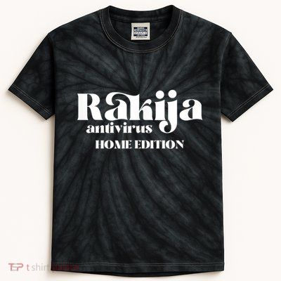 Balkan Memes Rakija Antivirus Home Edition Kids Tie-Dye T-Shirt
