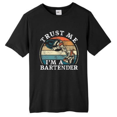 Bartender Mixologist Retro Vintage Trust Me IM A Bartender Tall Fusion ChromaSoft Performance T-Shirt