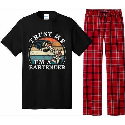 Bartender Mixologist Retro Vintage Trust Me IM A Bartender Pajama Set