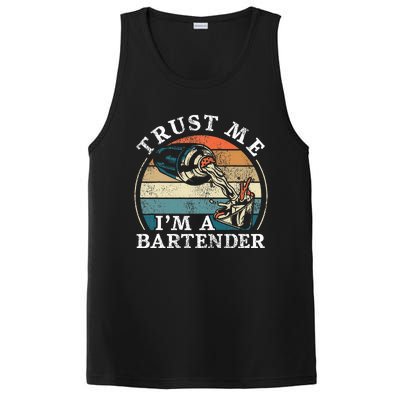 Bartender Mixologist Retro Vintage Trust Me IM A Bartender PosiCharge Competitor Tank