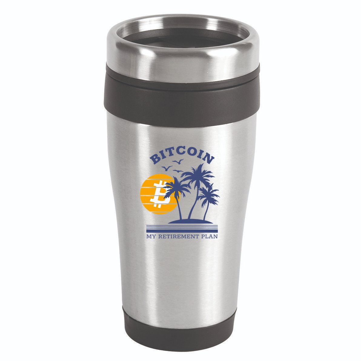 Bitcoin My Retirement Plan Crypto Apparel 16oz Travel Tumbler