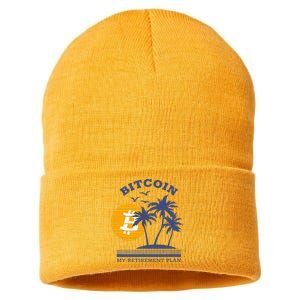 Bitcoin My Retirement Plan Crypto Apparel Sustainable Knit Beanie