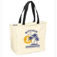 Bitcoin My Retirement Plan Crypto Apparel Zip Tote Bag