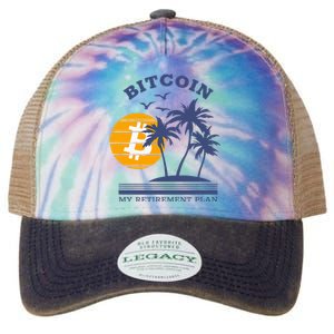 Bitcoin My Retirement Plan Crypto Apparel Legacy Tie Dye Trucker Hat