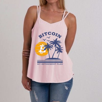 Bitcoin My Retirement Plan Crypto Apparel Women's Strappy Tank