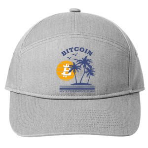 Bitcoin My Retirement Plan Crypto Apparel 7-Panel Snapback Hat