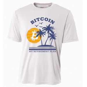 Bitcoin My Retirement Plan Crypto Apparel Cooling Performance Crew T-Shirt