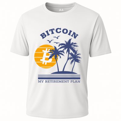 Bitcoin My Retirement Plan Crypto Apparel Cooling Performance Crew T-Shirt