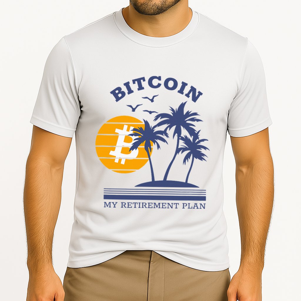 Bitcoin My Retirement Plan Crypto Apparel Performance Shirt