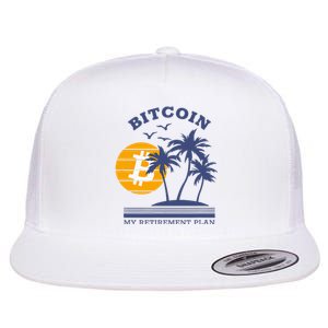 Bitcoin My Retirement Plan Crypto Apparel Flat Bill Trucker Hat