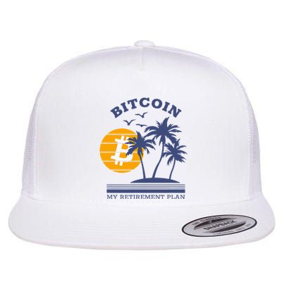 Bitcoin My Retirement Plan Crypto Apparel Flat Bill Trucker Hat