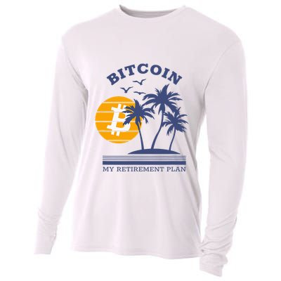 Bitcoin My Retirement Plan Crypto Apparel Cooling Performance Long Sleeve Crew