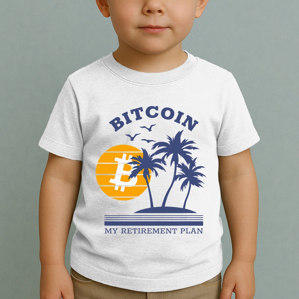 Bitcoin My Retirement Plan Crypto Apparel Toddler T-Shirt