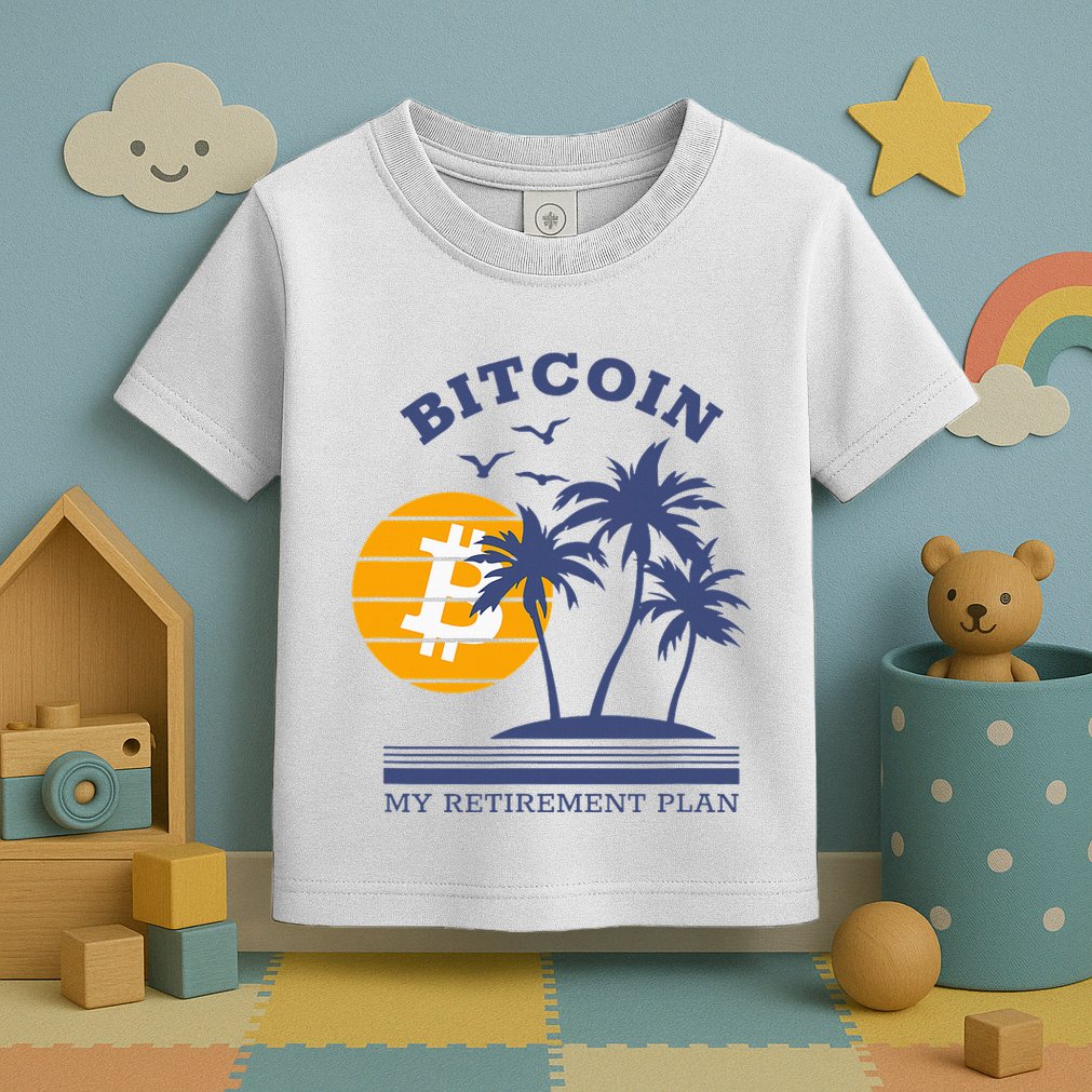 Bitcoin My Retirement Plan Crypto Apparel Toddler T-Shirt
