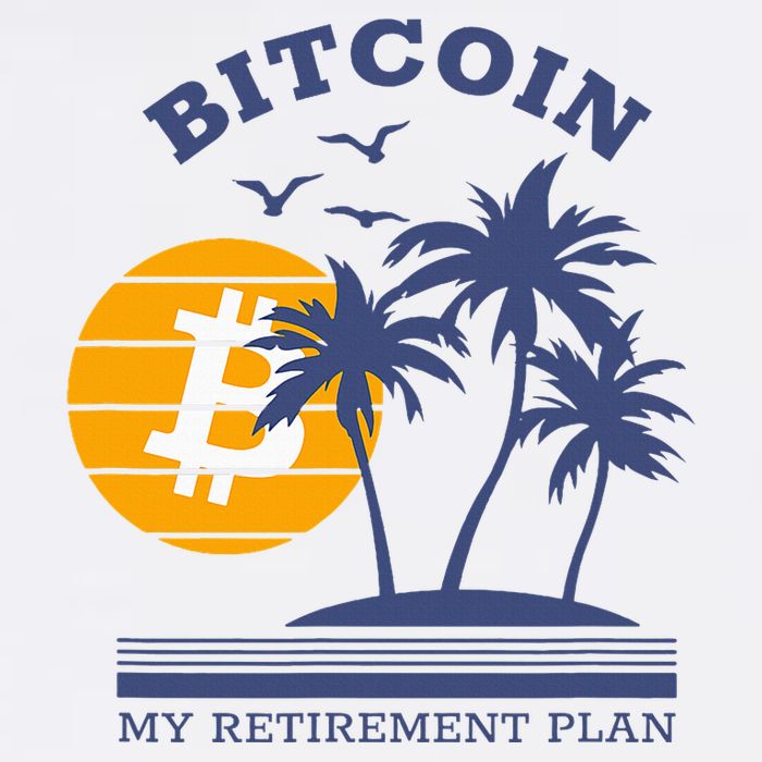 Bitcoin My Retirement Plan Crypto Apparel Women's Crop Top Tee