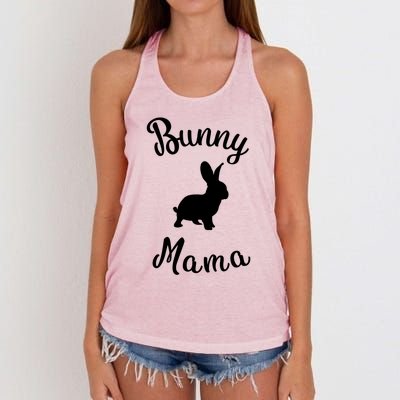 Bunny Mama Rabbit Lover Gift Women's Knotted Racerback Tank