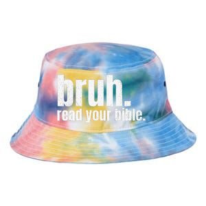 Bruh Meme Read Your Bible God Funny Modern Christian Church Tie Dye Newport Bucket Hat