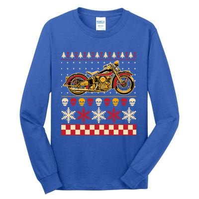 Biker Motorcycle Rider Style Ugly Great Gift Tall Long Sleeve T-Shirt