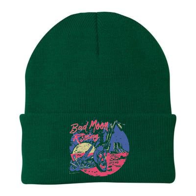 Bad Moon Rising Moon Knit Cap Winter Beanie