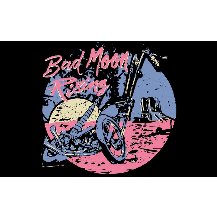 Bad Moon Rising Moon Bumper Sticker