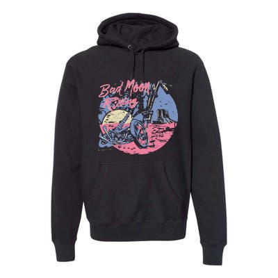 Bad Moon Rising Moon Premium Hoodie