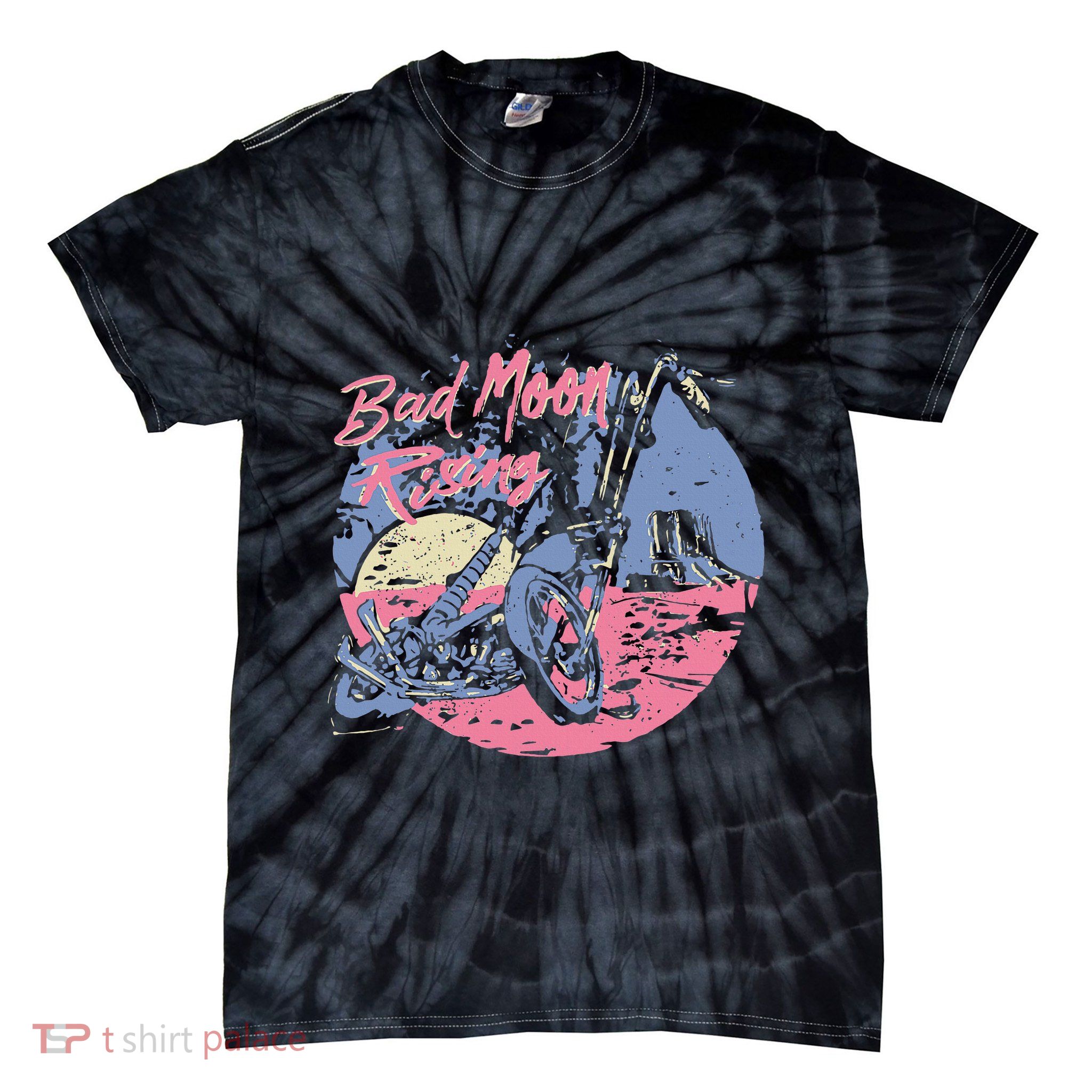 Bad Moon Rising Moon Tie-Dye T-Shirt
