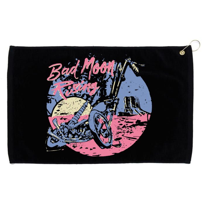 Bad Moon Rising Moon Grommeted Golf Towel