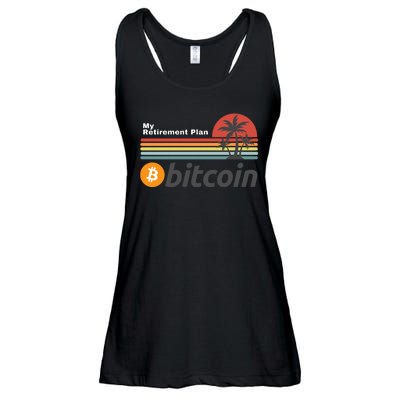 Bitcoin My Retirement Plan Crypto Gift Blockchain BTC Trader Ladies Essential Flowy Tank