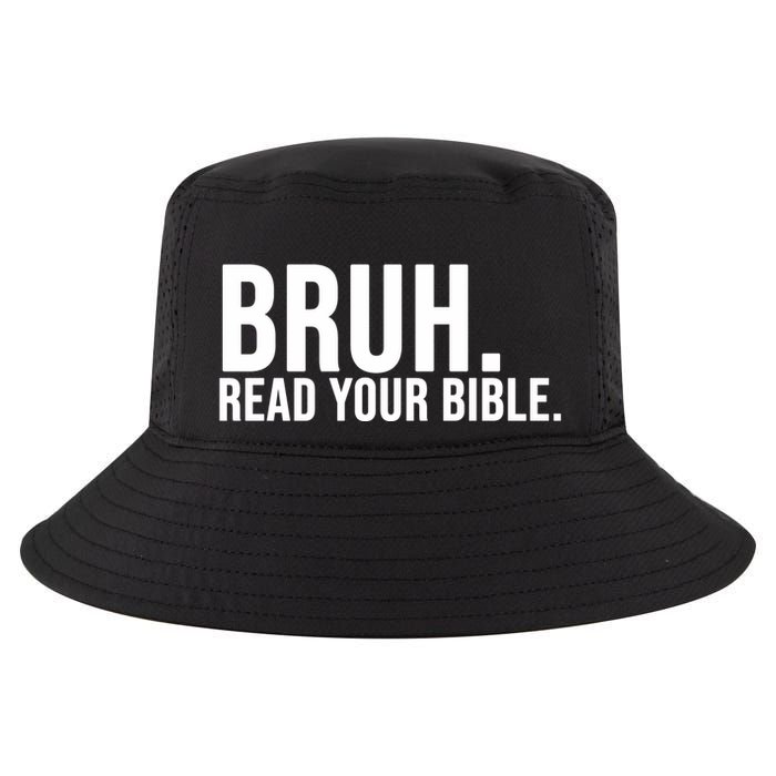 Bruh Meme Read Your Bible Christian Jesus Motivation Cool Comfort Performance Bucket Hat