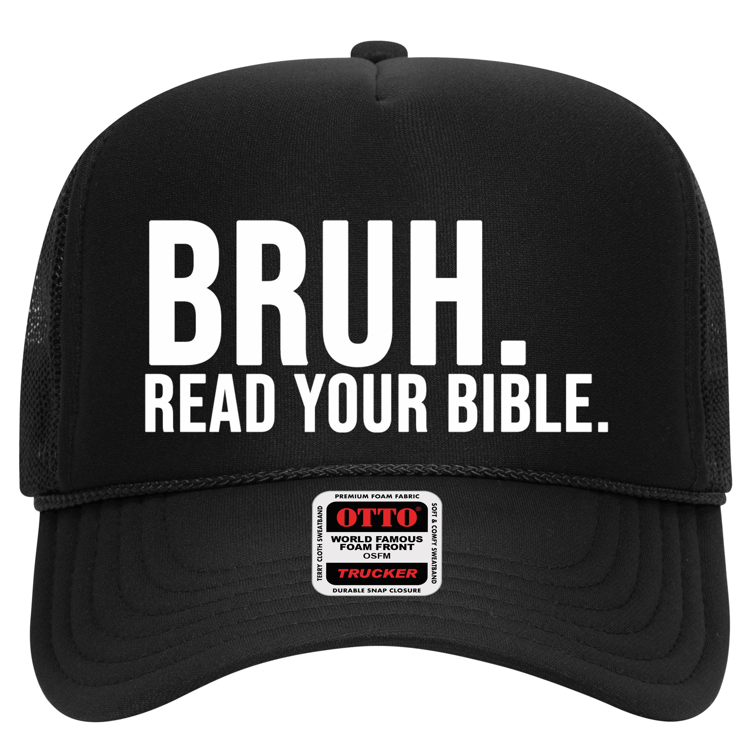 Bruh Meme Read Your Bible Christian Jesus Motivation Hat