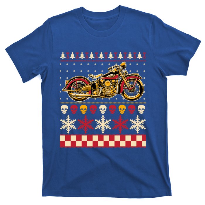 Biker Motorcycle Rider Style Ugly Sweater Gift T-Shirt