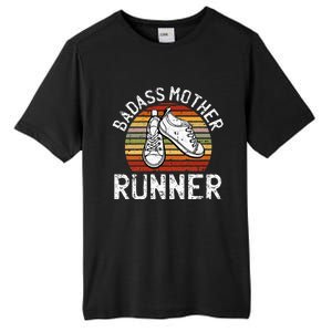 Badass Mother Runner Running Retro Sport Fitness Workout Tall Fusion ChromaSoft Performance T-Shirt