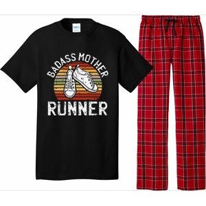 Badass Mother Runner Running Retro Sport Fitness Workout Pajama Set