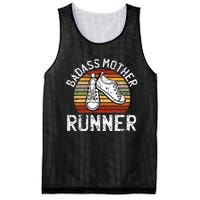 Badass Mother Runner Running Retro Sport Fitness Workout Mesh Reversible Basketball Jersey Tank