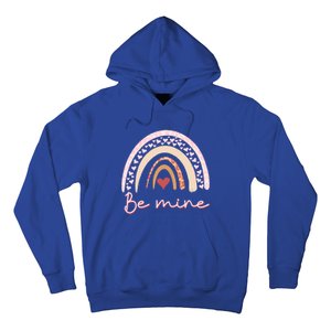 Be Mine Rainbow Valentines Day And Leopard Print Gift Hoodie