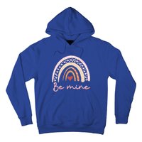 Be Mine Rainbow Valentines Day And Leopard Print Gift Hoodie