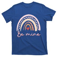 Be Mine Rainbow Valentines Day And Leopard Print Gift T-Shirt