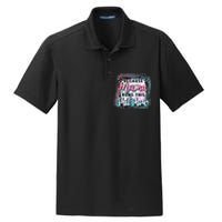 Because Mama Runs This Shitshow Mom Life Leopard Mom Mother's Day Dry Zone Grid Polo