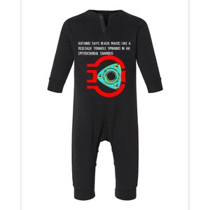 Black Magic Rotary Engine Infant Fleece One Piece