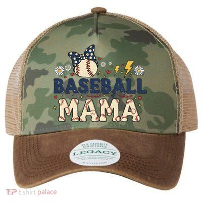 Baseball Mama Retro Legacy Tie Dye Trucker Hat